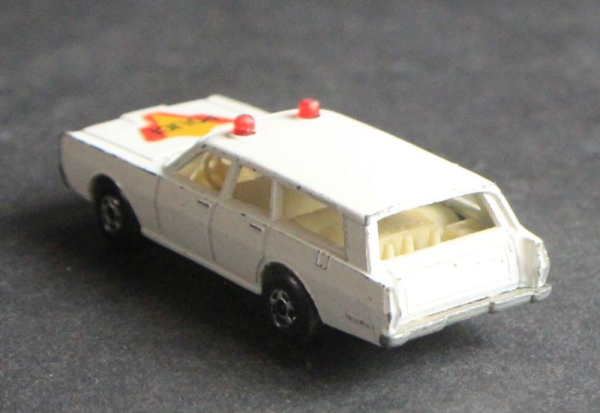 Matchbox Lesney Ford Mercury Police Car 1971 Metallmodell (10105)